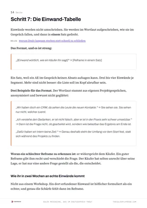 Sales Messaging, das im Erstgespräch trägt: Die Einwand-Tabelle und das Decision Log