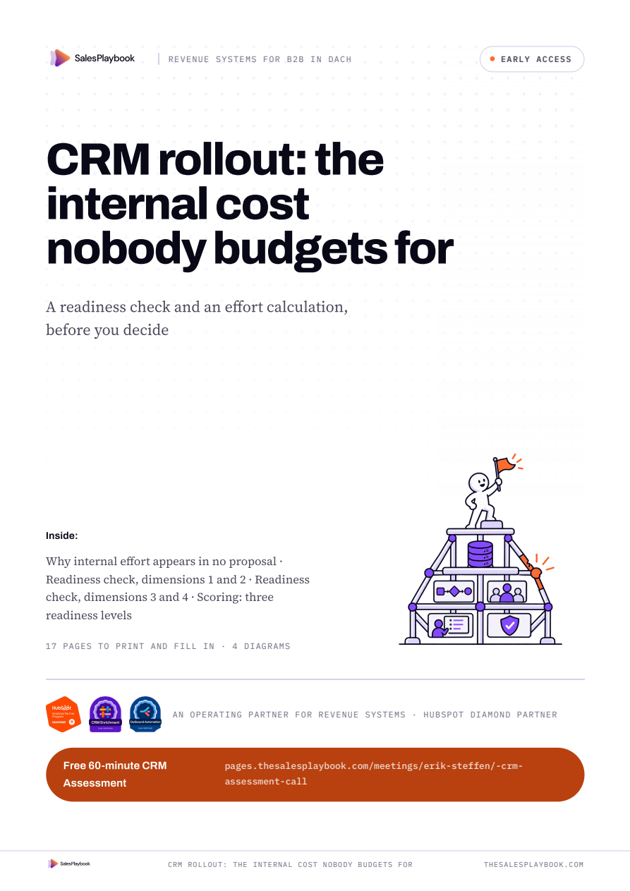 CRM rollout: the internal cost nobody budgets for