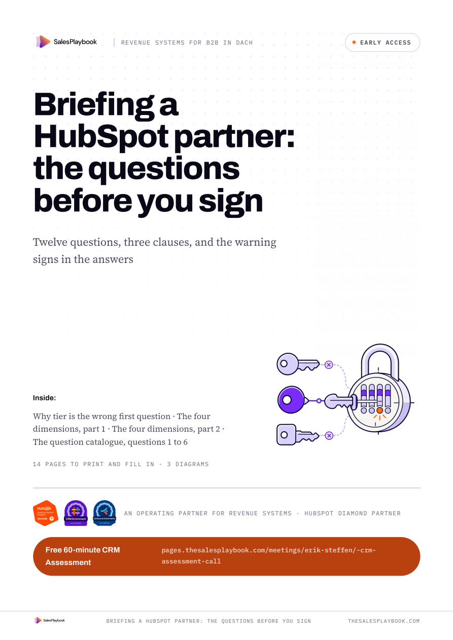 Briefing a HubSpot partner: the questions before you sign
