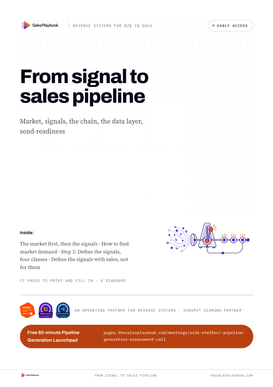 From signal to sales pipeline